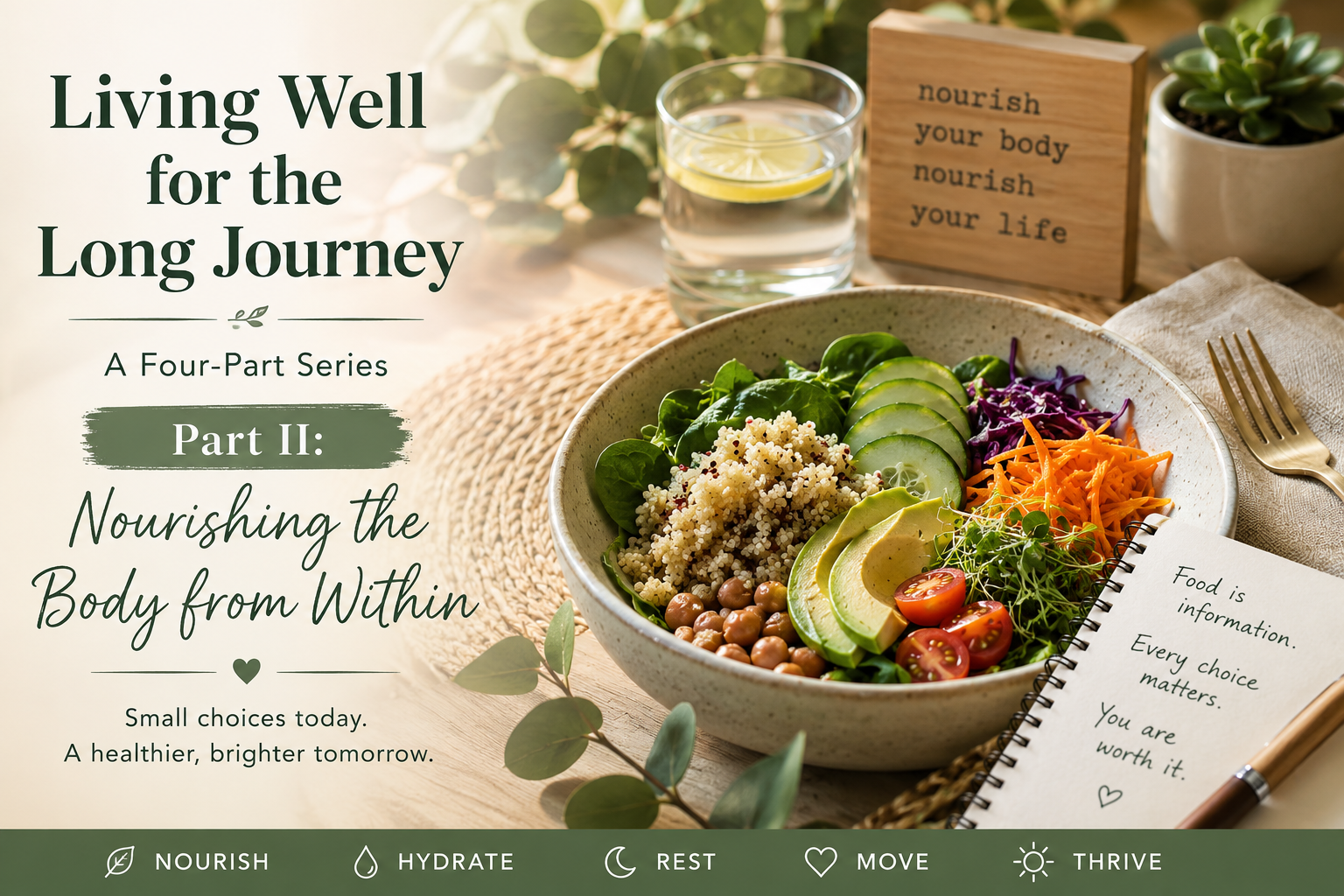 Living Well for the Long Journey: Part II