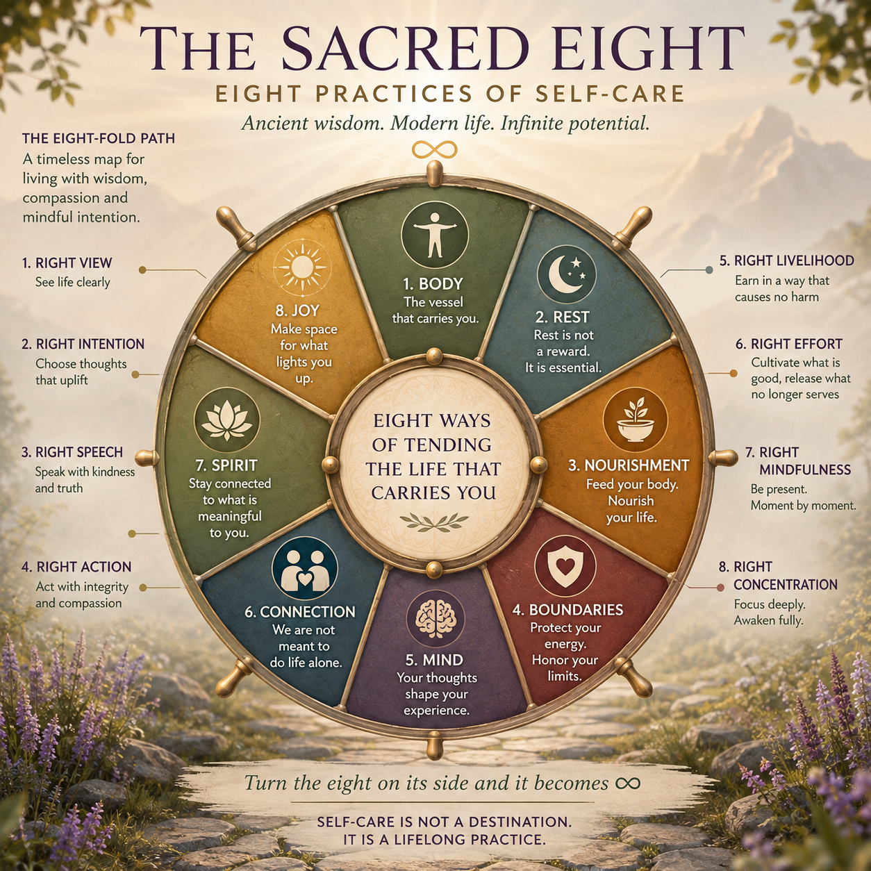The Sacred Eight: Eight Practices of Self-Care