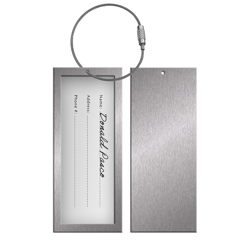 Metal Luggage Tags
