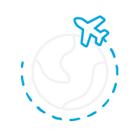 Shipping and Logistics label and packaging company icon