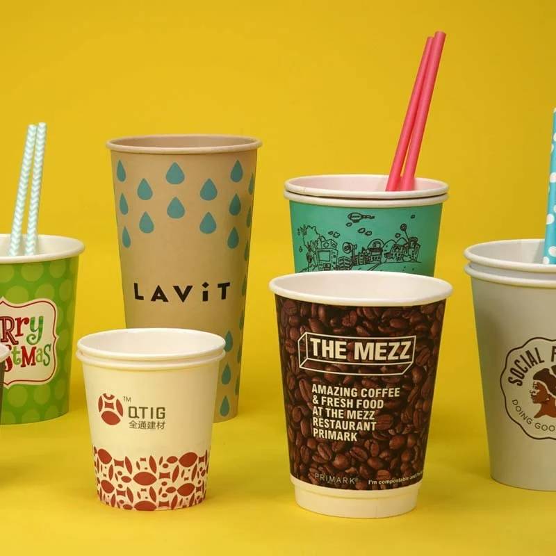 Various restaurant cup packaging for QTIG, Lavit, The Mezz, etc.