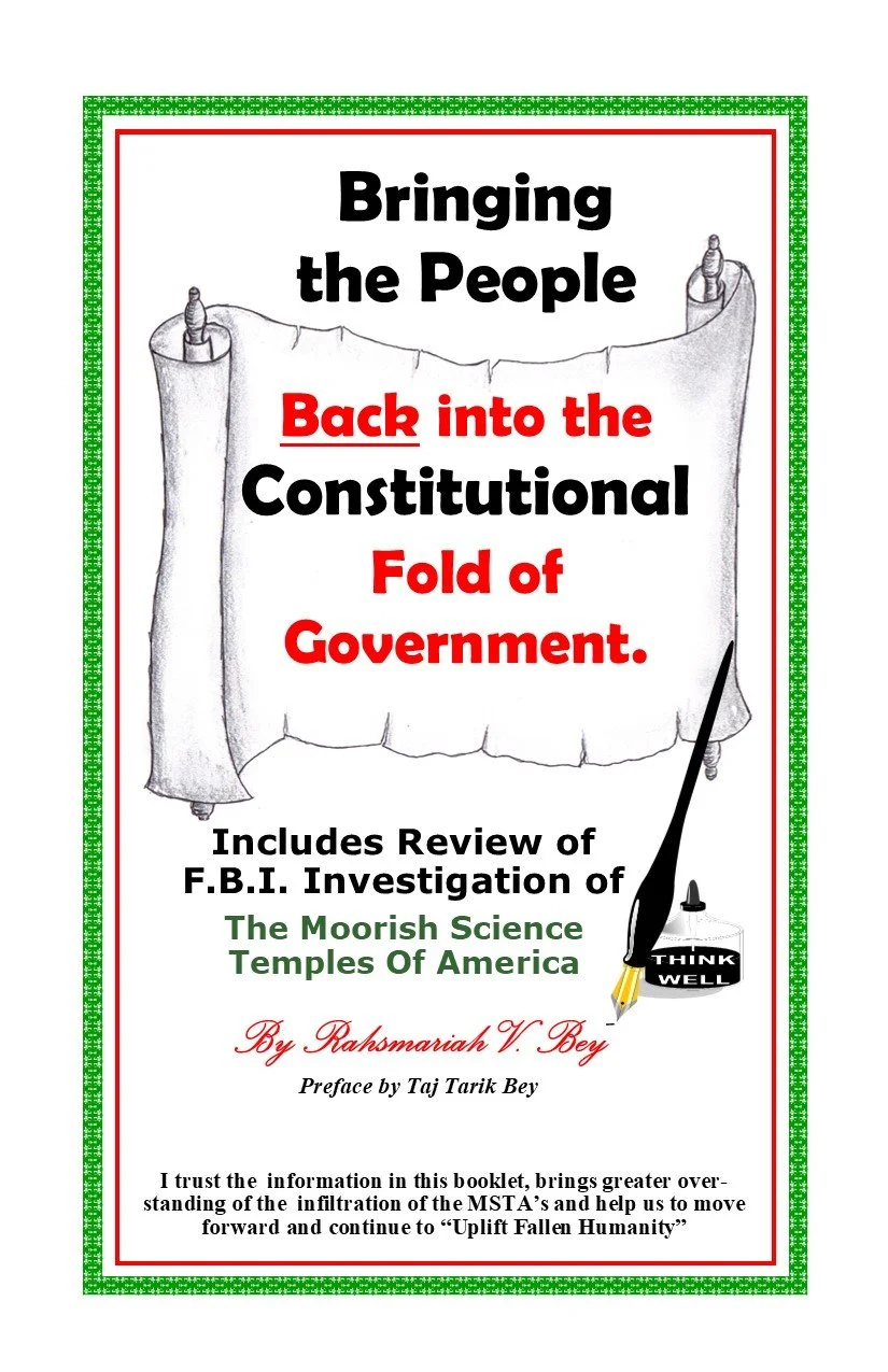 Back to Constitutional Fold of Government