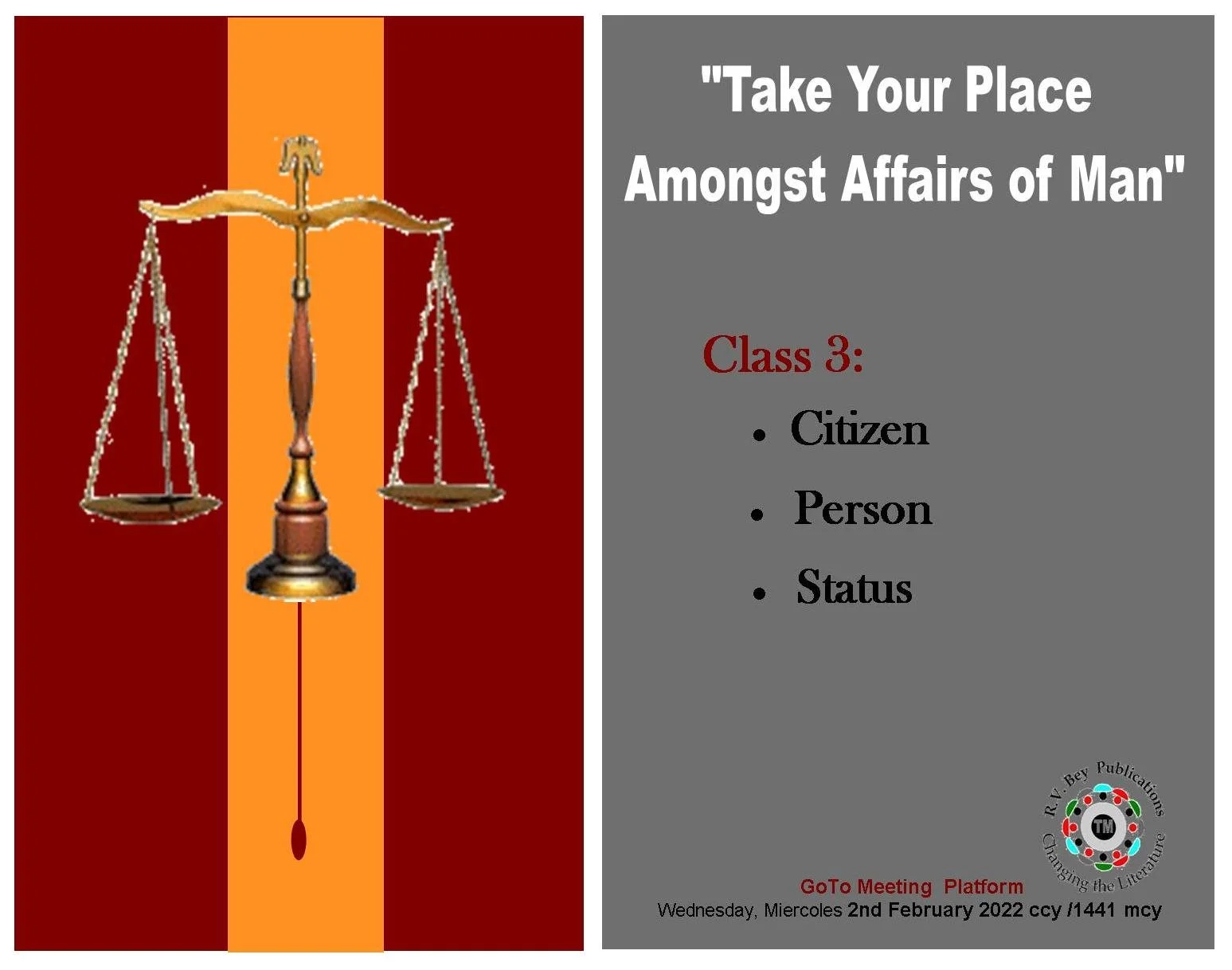 CIV #3 - Citizen / Person / Status