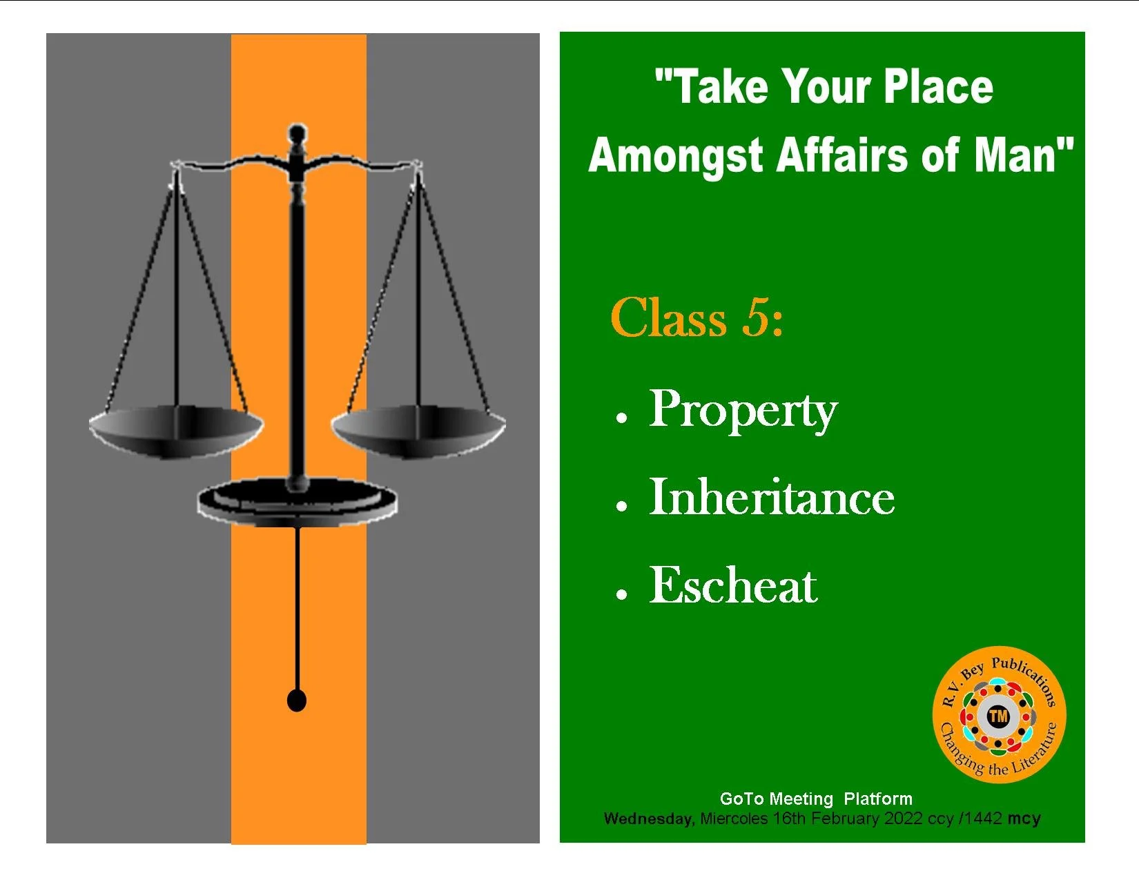 CIV #5 - Property, Inheritance, Escheat