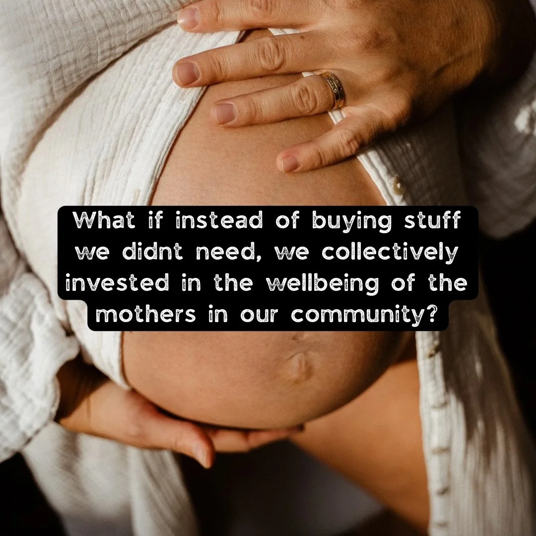 Buy our Merch or Donate to the Community Birth Care Fund today. 🙏🏼

we are currently raising money for 25 more postpartum care packages and 3 community birth care grants

Every dollar goes to essential care for mothers in WNC