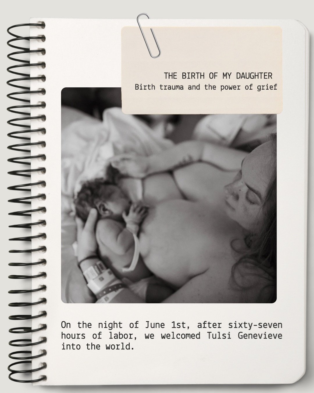 This is a hard birth story to read, but a vitally important one to share.

I am incredible proud of @gourmetlattetay for being brave enough to write and share her birth story. Stories like hers deserve to be witnessed by all of us.

May we all wrap h