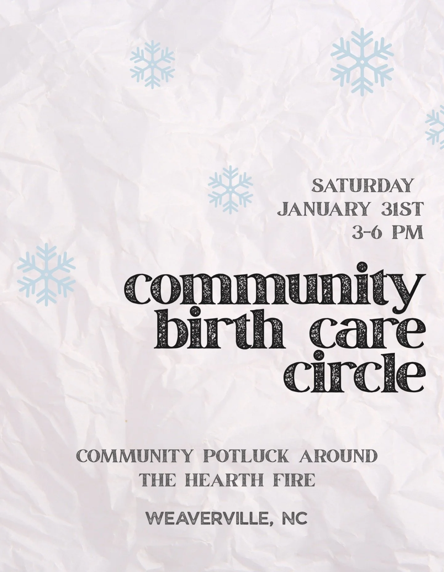 Birth workers and those passionate about Community Birth Care, come join us for a nourishing potluck and ceremonial fire as we connect to what community birth care means for each of us.

There will be a chance to share about your offerings and to get