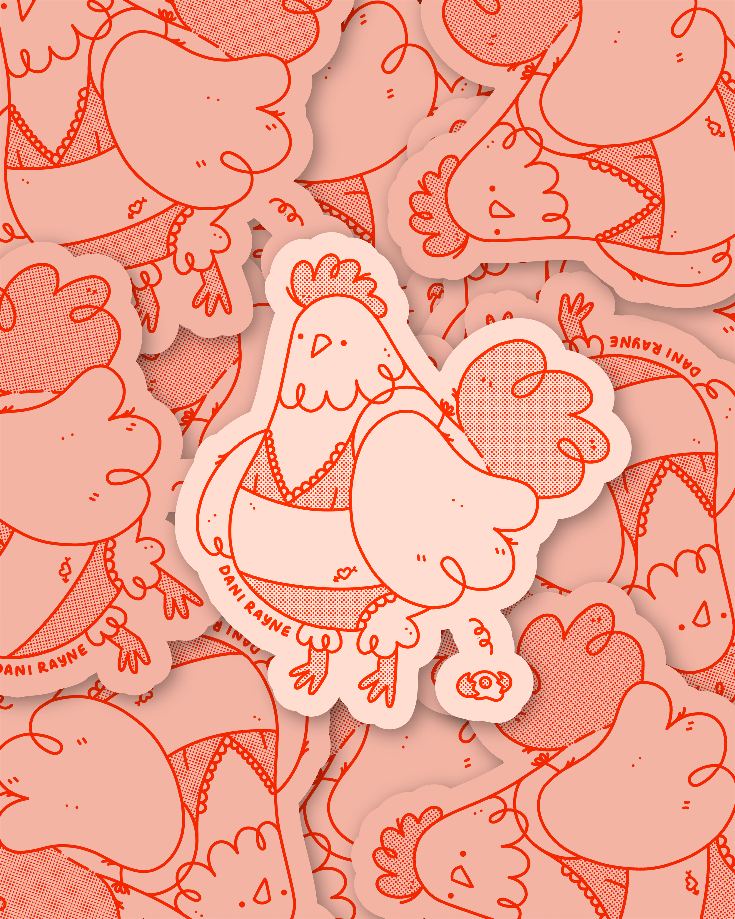 Sexy Chicken Sticker