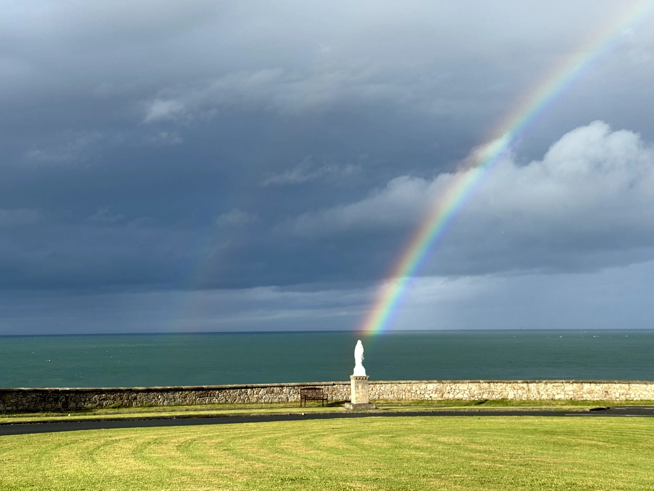 Just one of the amazing scenes during the alternating rain and sunshine in Ireland. 