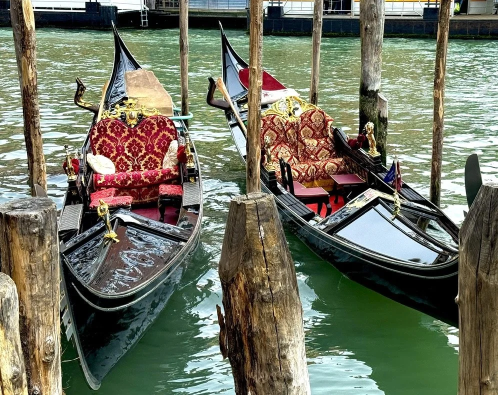 Two gondolas ready for business.  