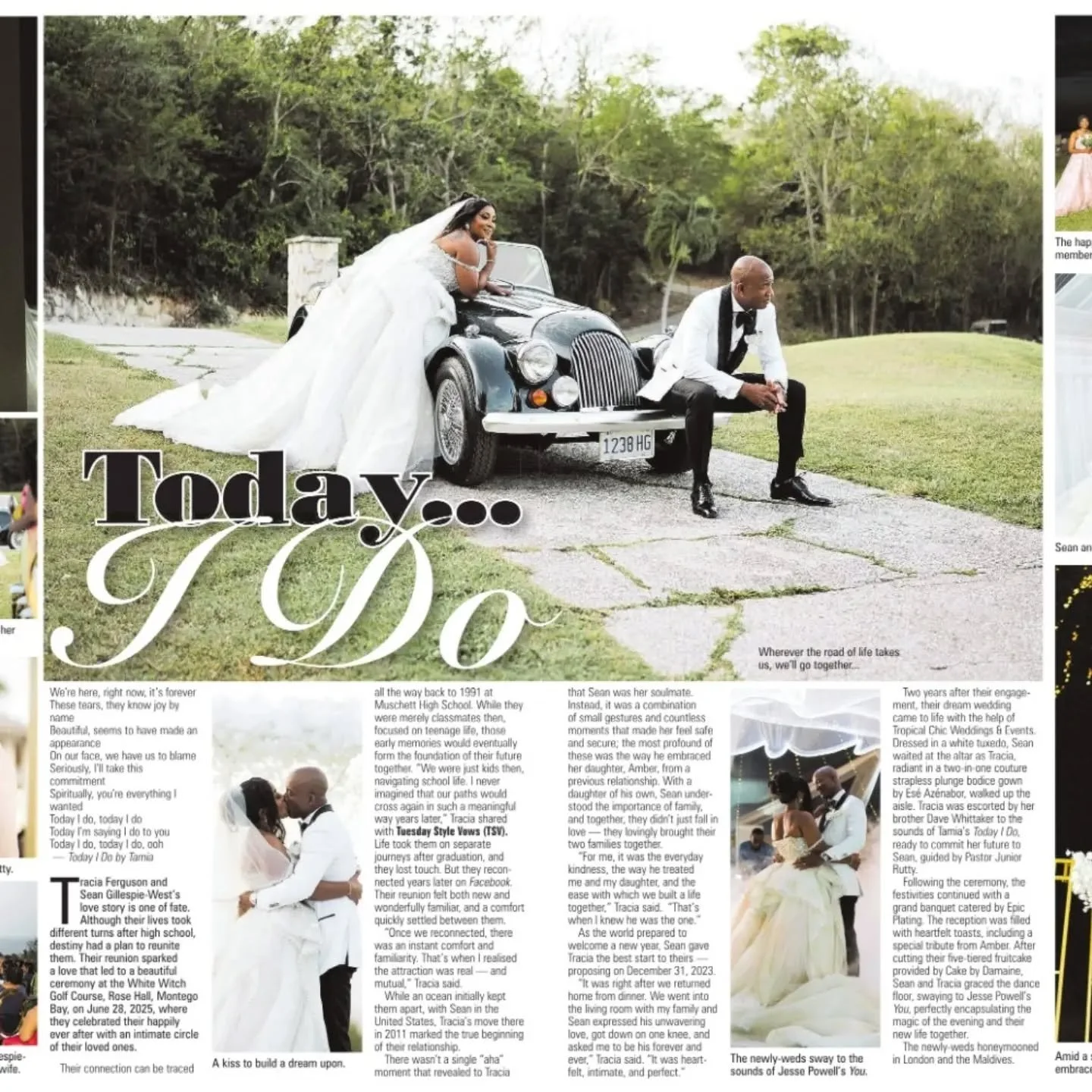 ✨️Always a joy to see our couples love stories published. Thanks to the @jamaicaobserver for featuring the beautiful love story of Tracia &amp; Sean 🤍

From intimate &ldquo;I do&rsquo;s&rdquo; to grand destination celebrations, our passion has alway