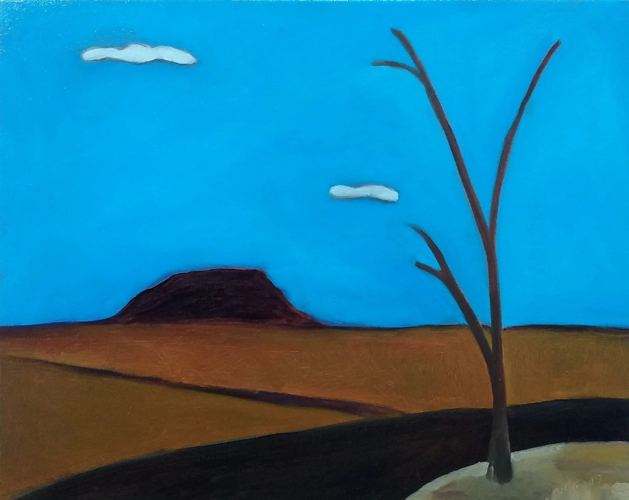Wollemi Landform Bylong 2017, 40.5 x 51cm