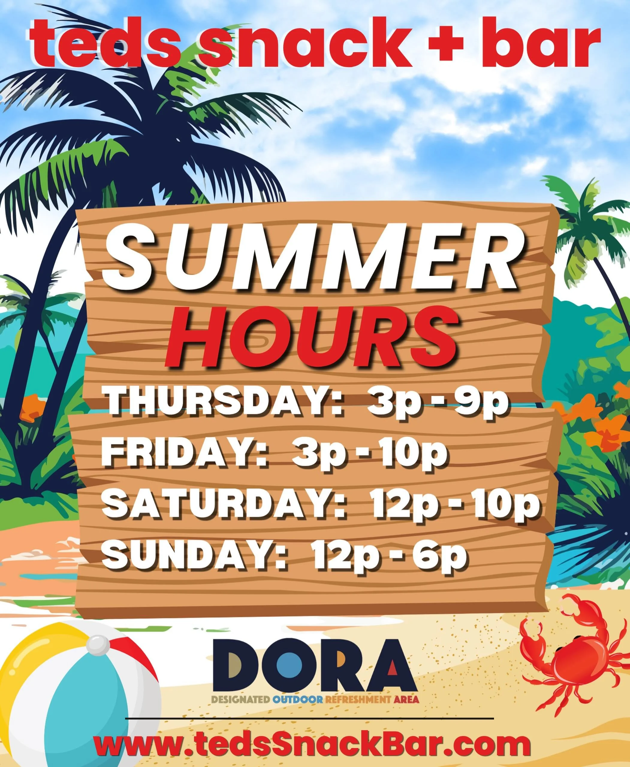 Starting this week! Open Thursday - Sunday @ Promenade Park!

#teds #dtfw #DORA #fortwayne #Parklife @fortwayneparks