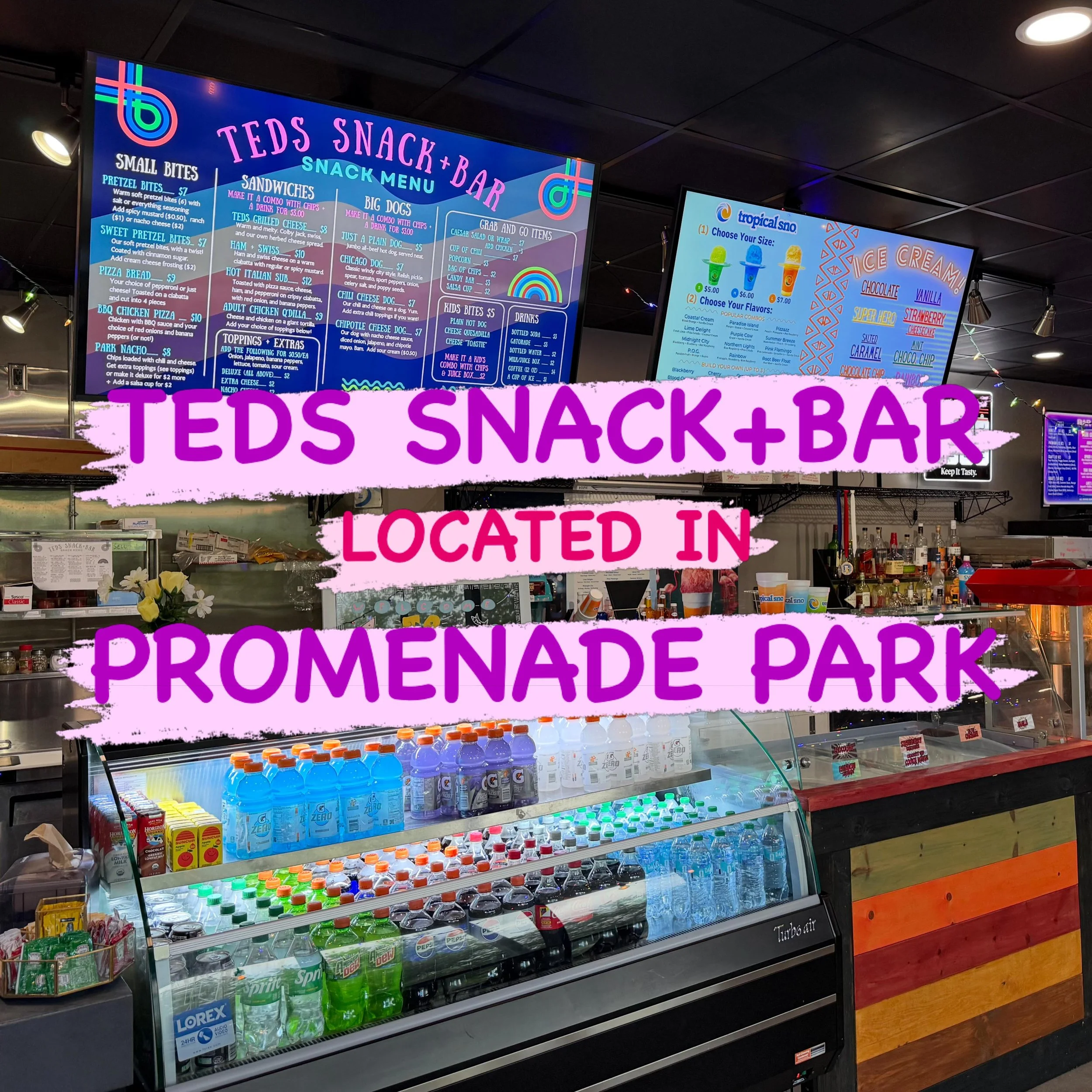 Enjoying Sunday in downtown Fort Wayne? Stop into TEDS SNACK+BAR - located in Promenade Park!

#dtfw #fortwayne #parklife #snackbar #summer