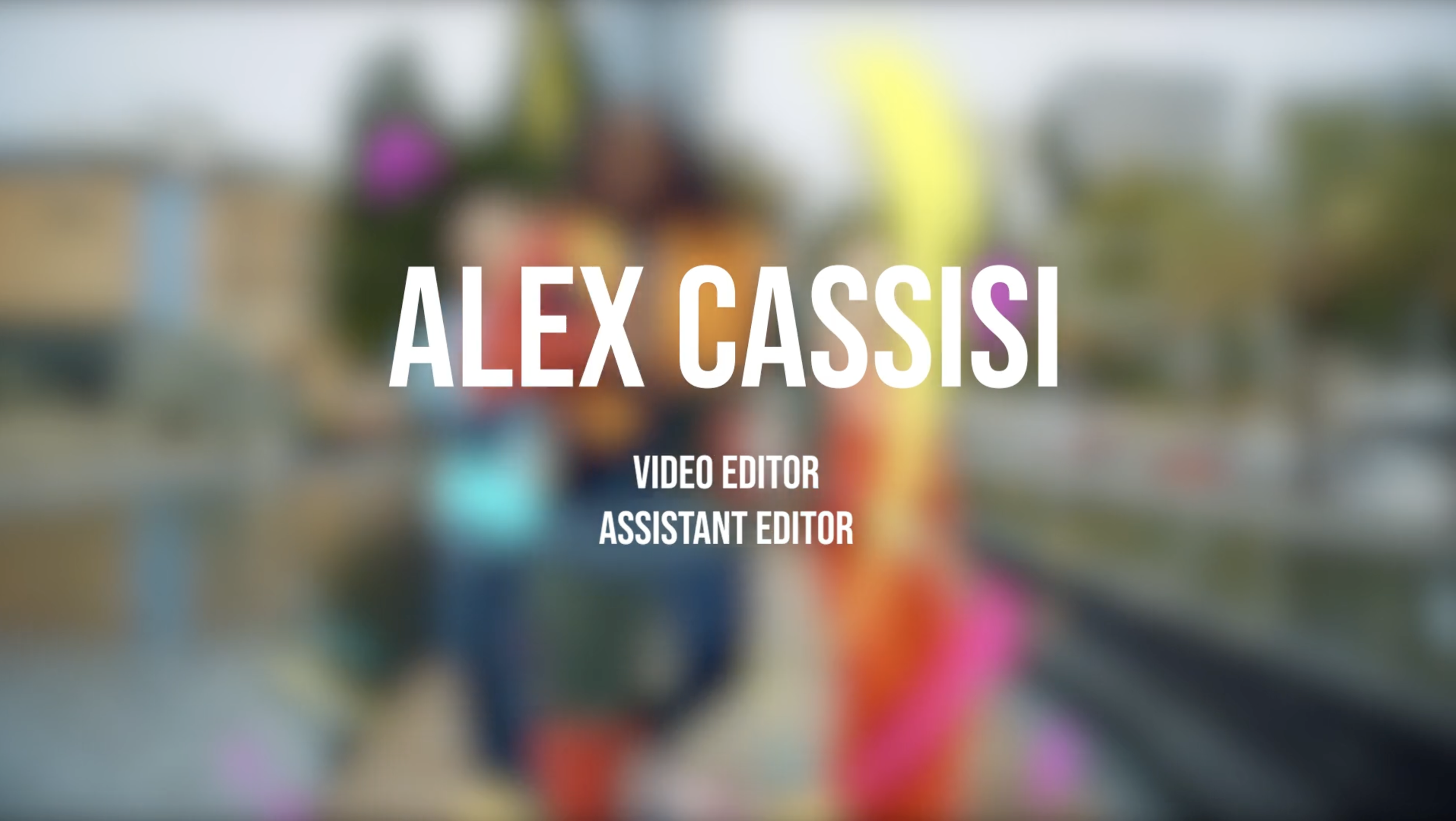 Alex Cassisi - Video Editor Reel