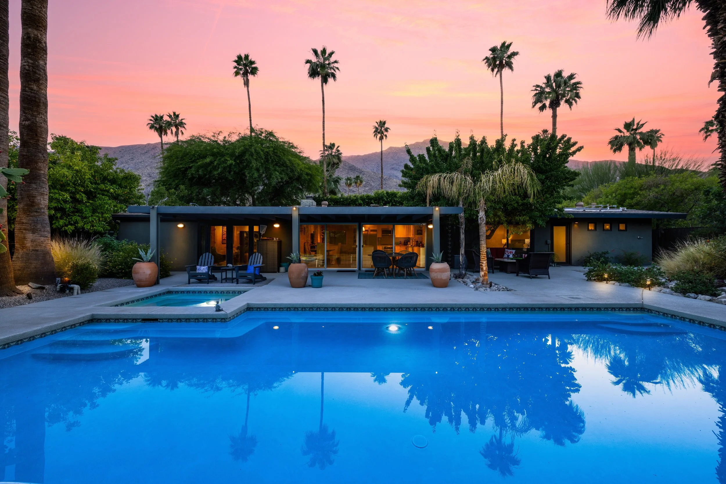 Palm Springs home photographed by Hi-Desert Photography