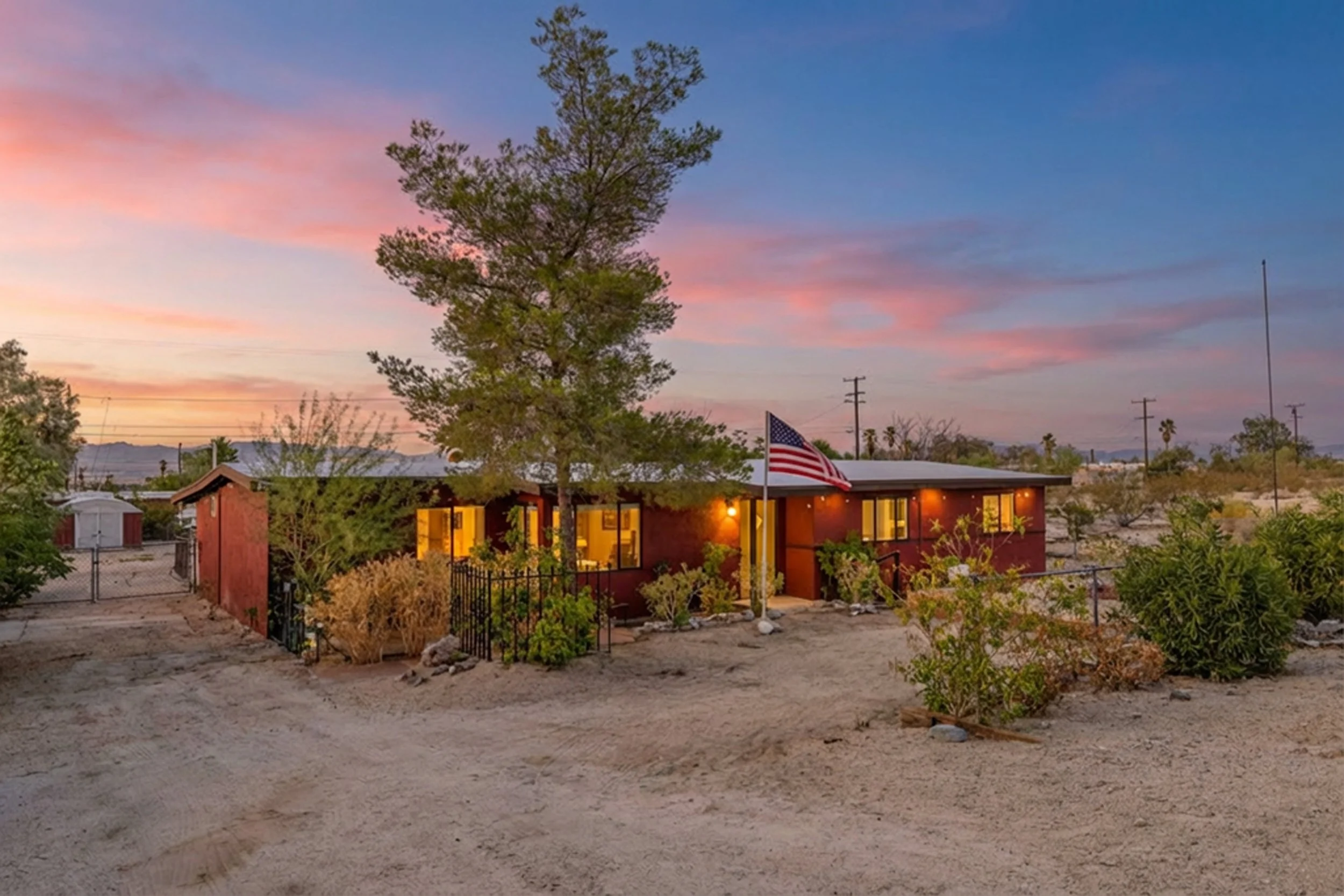 Landers home photographed by Hi-Desert Photography