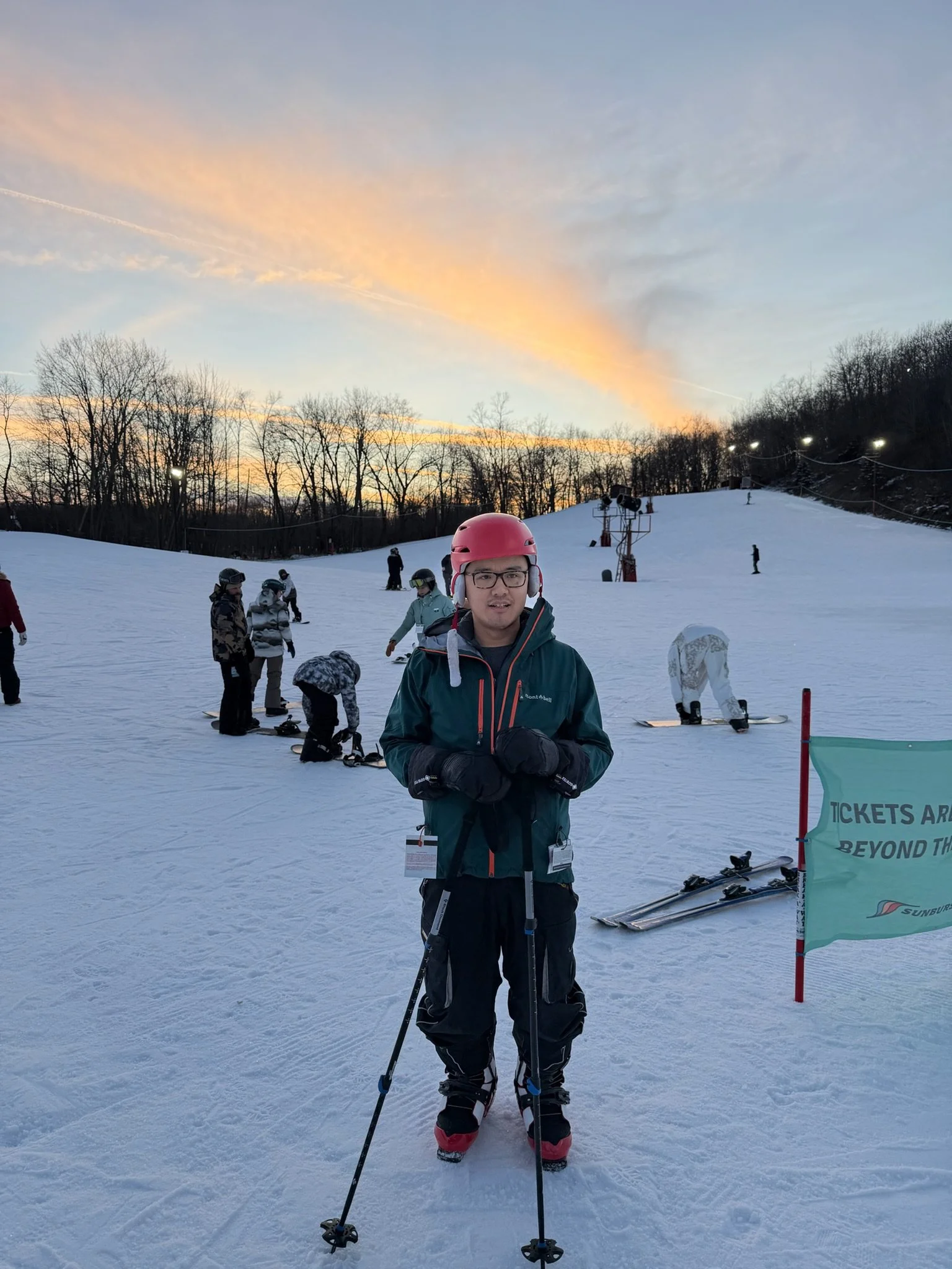 Ken getting bored of the bunny hills