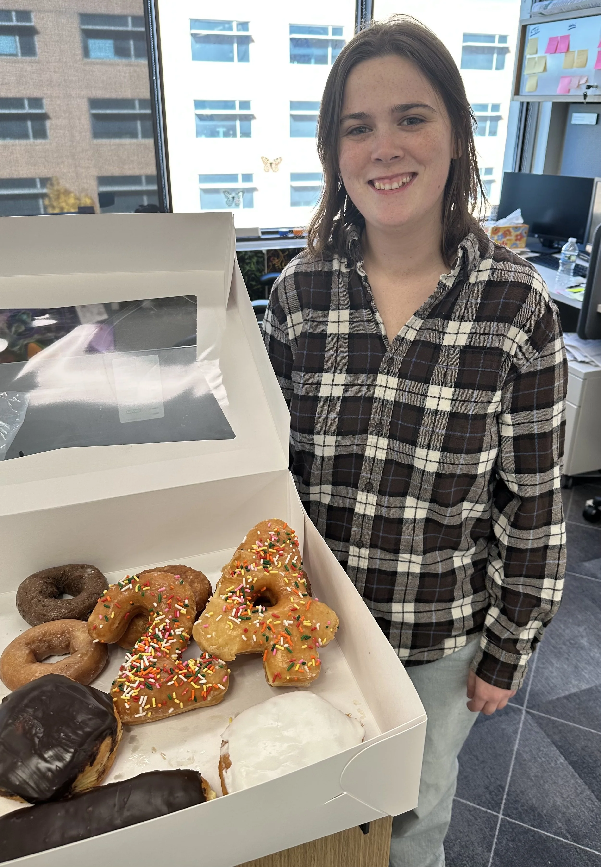 Lauren's b-day donuts
