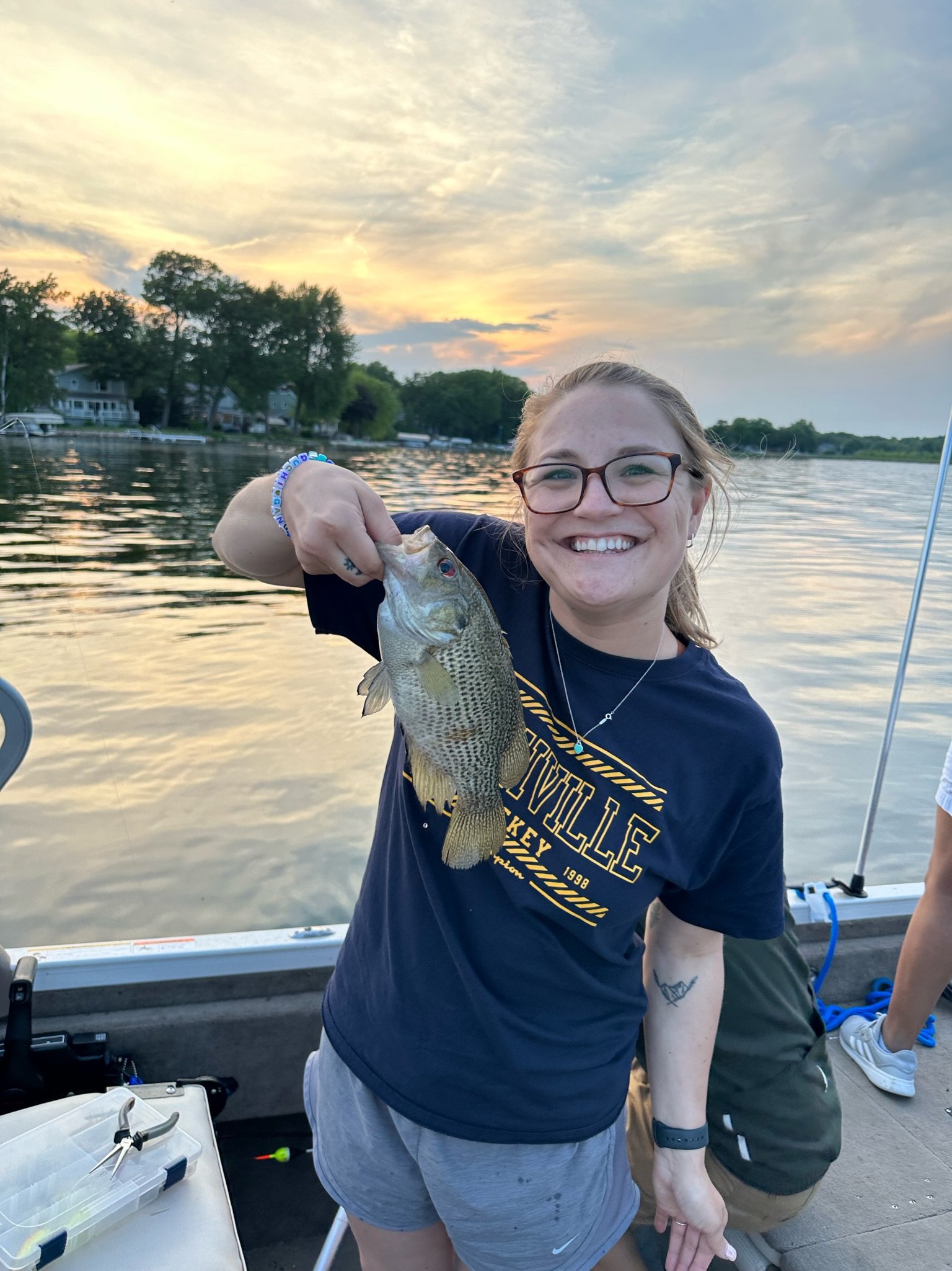 Spring Fishing Trip 2023 - Jenna and rock bass