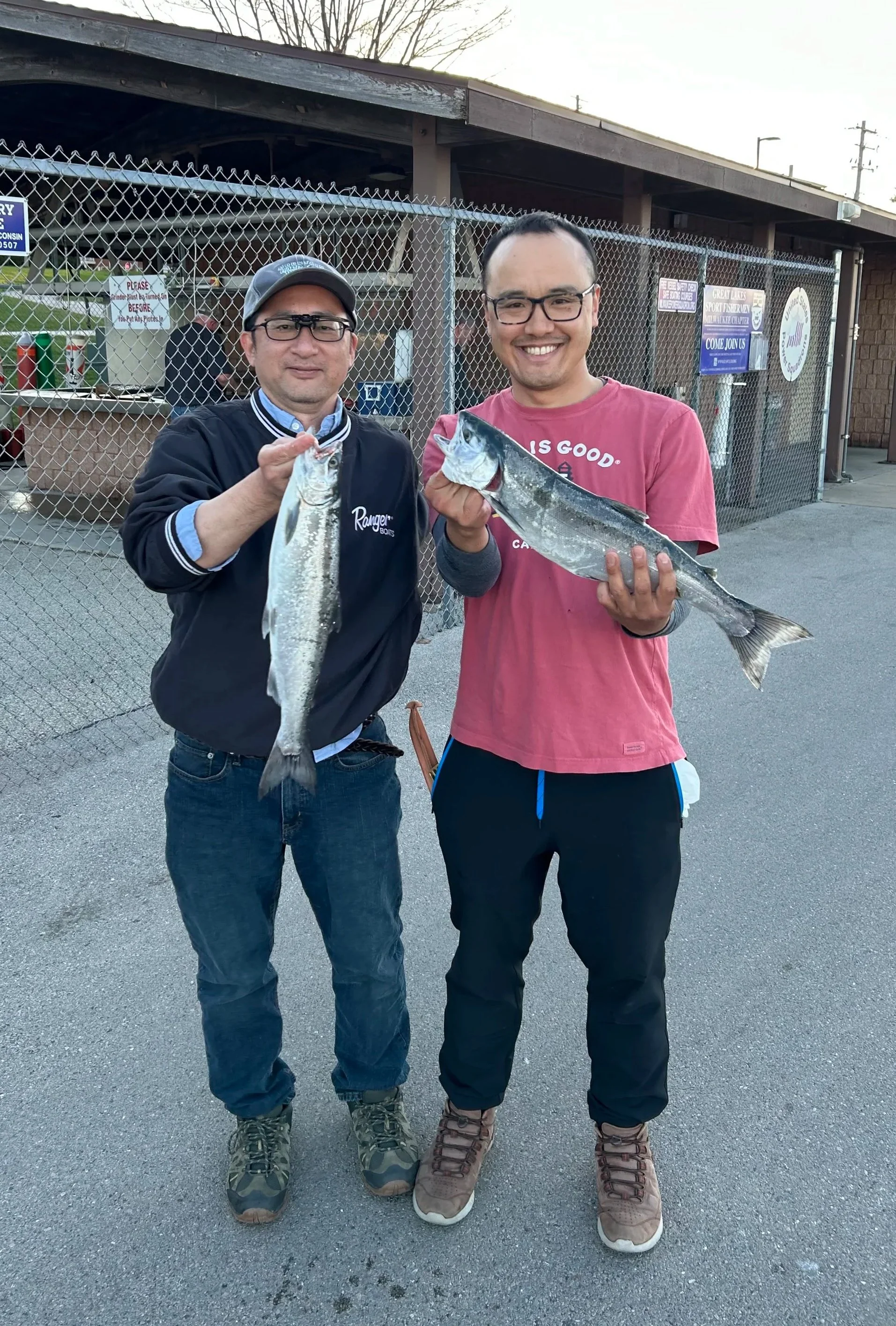 "lab collaboration" on Lake Michigan chasing fish