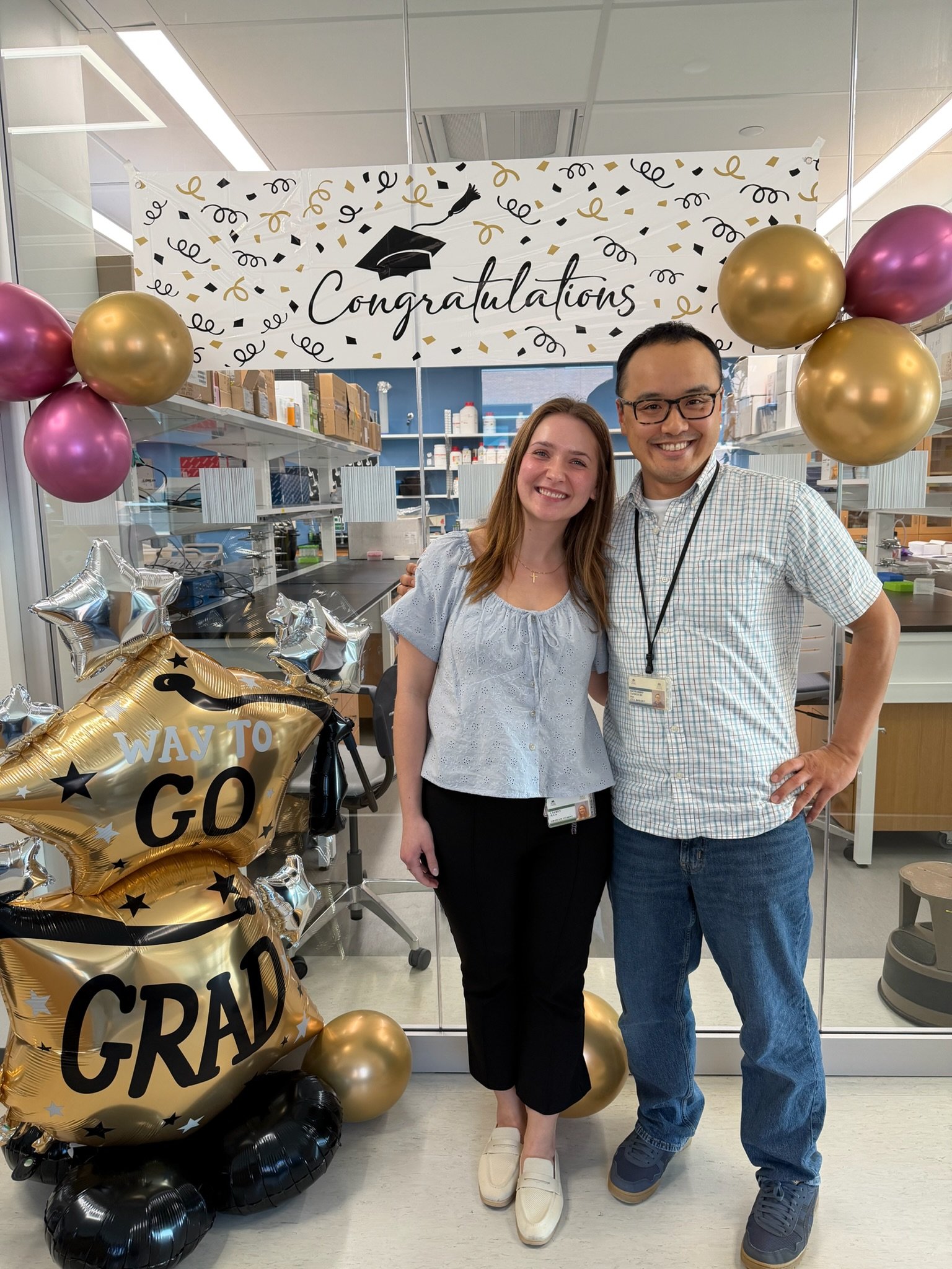 Lauren graduates with a Masters in Genetic Counseling