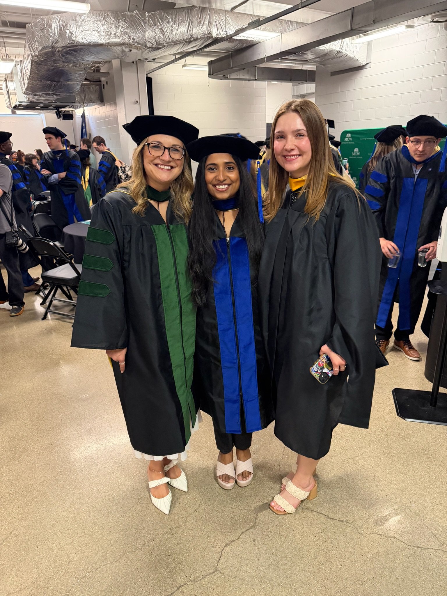 2026 MCW Commencement with 3 Taniguchi lab grads!