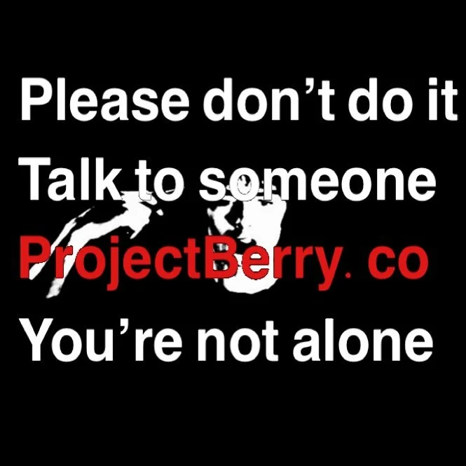 #mentlhealthawareness
ProjectBerry is more than just a skate brand, and more than the organization it’s becoming, it’s a family. You are not alone. This is a neverending project. If you have ideas, need to vent, or need some friends we