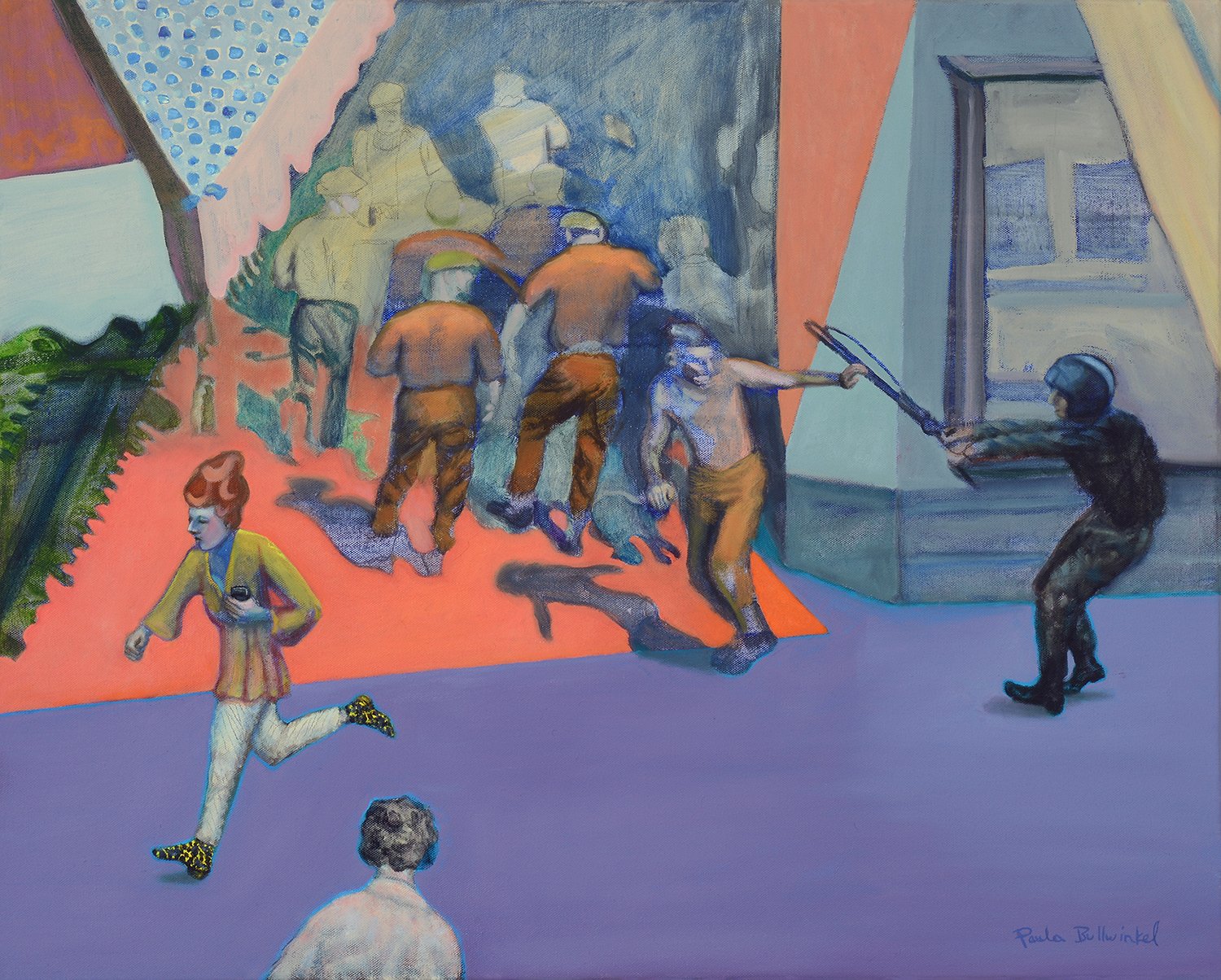 Island of Dr. Moreau, oil on canvas, 24 x 30 inches