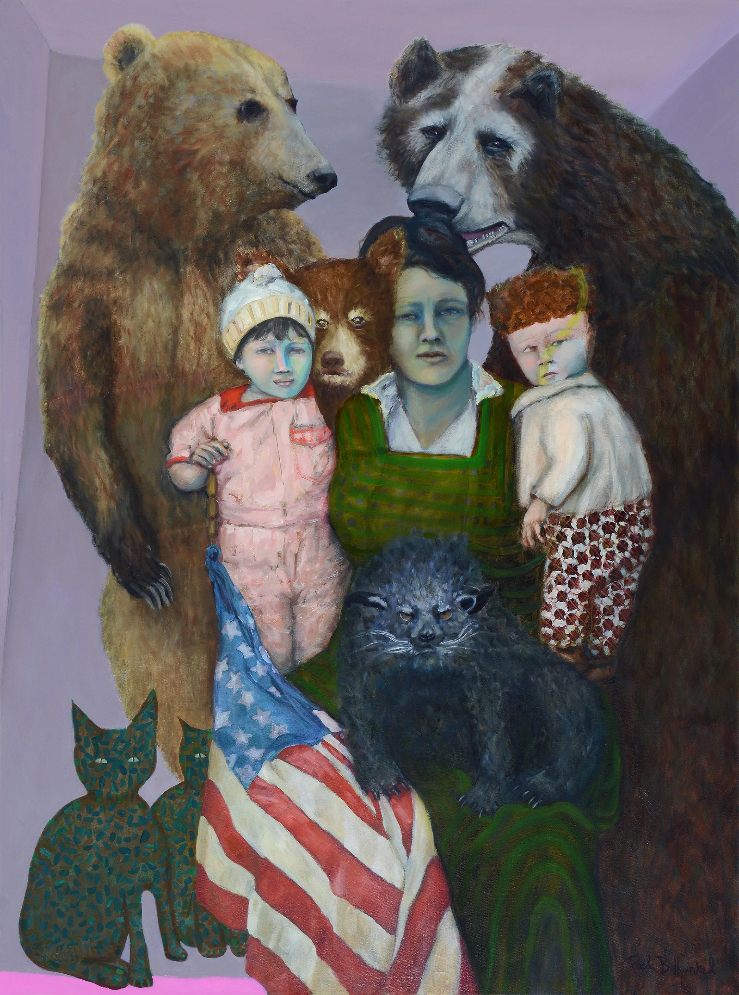 Fourth of July, 48 x 36 inches, oil on canvas