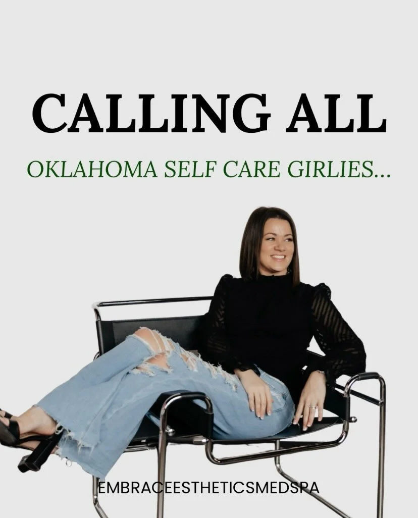 ✨ Oklahoma&rsquo;s home for the self-care girlys. ✨
Whether you&rsquo;re here for glowing skin, fresh lashes, smoother days, or just a moment to breathe&hellip; Embrace is where you come to reconnect with you.
Our team is obsessed with helping you lo