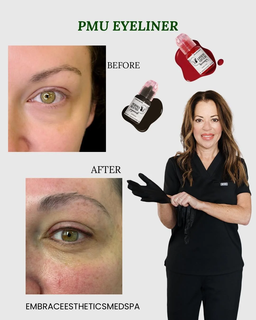 Wake up with defined eyes &mdash; no smudging, no daily eyeliner, no stress. THIS SERVICE $150 OFF THIS MONTH ONLY!&hellip;

This permanent makeup eyeliner was done by our amazing PMU artist, Elyssa ( @inkdbeautytulsa ), and is designed to enhance th