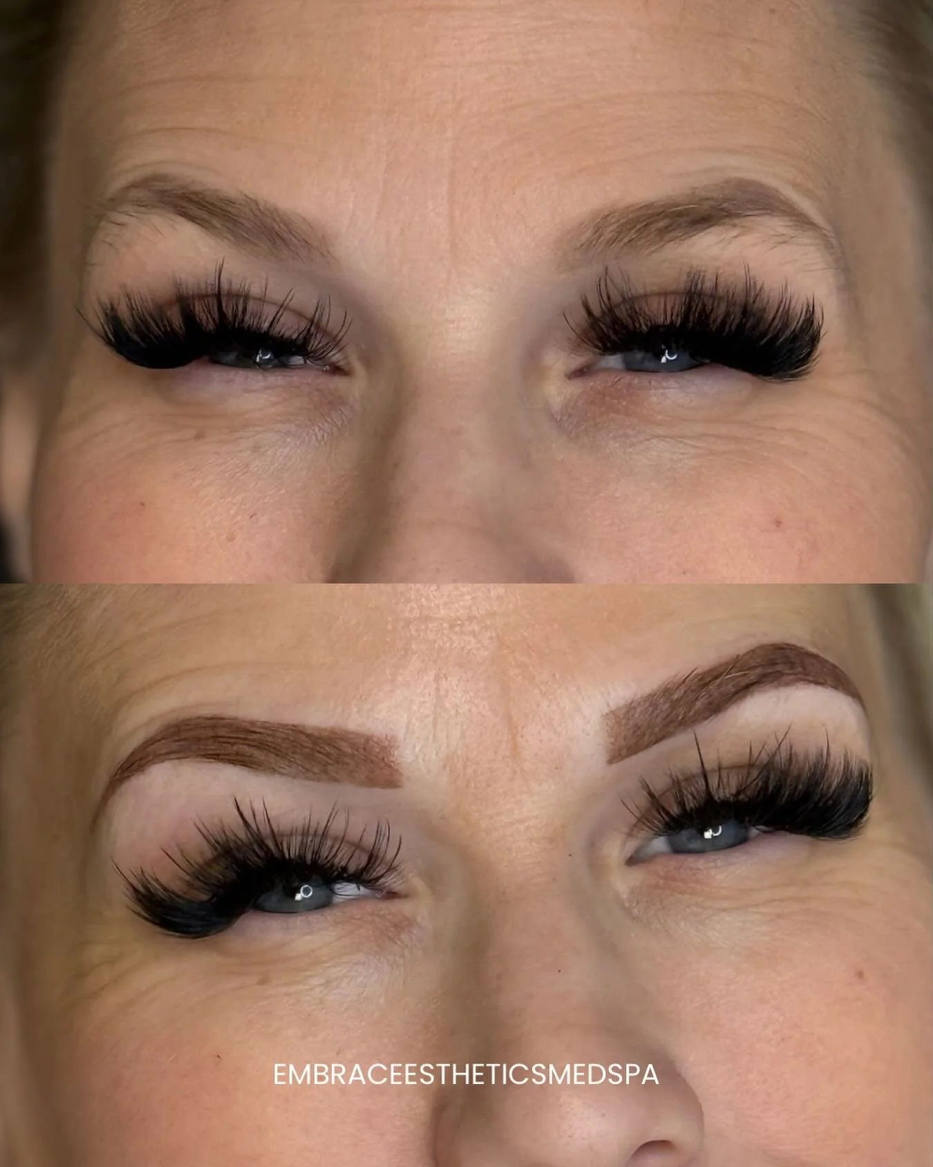This beautiful PMU brow transformation by our talented artist Elyssa (@inkdbeautytulsa )is giving wake-up-and-go confidence.

No more filling in sparse areas.
No more uneven shaping.
No more stressing over your brows before work, the gym, or date nig