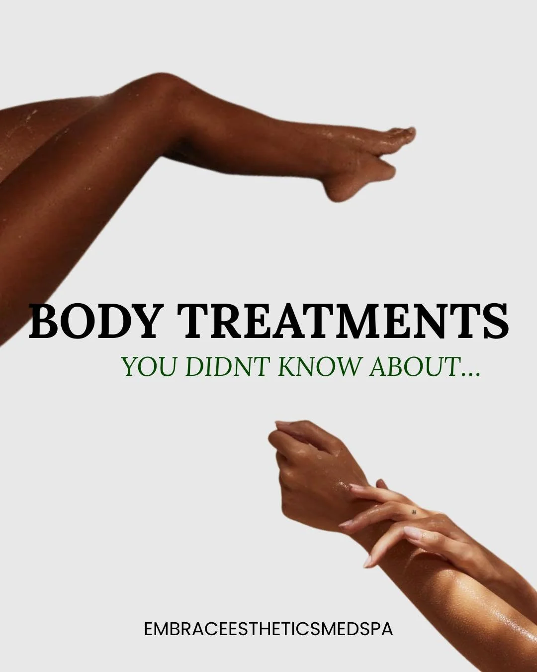 At Embrace, we go beyond the face. Our targeted treatments are designed to improve skin health in commonly overlooked areas&mdash;helping with concerns like breakouts, ingrowns, texture, irritation, and uneven tone.

Whether you&rsquo;re treating:
&b