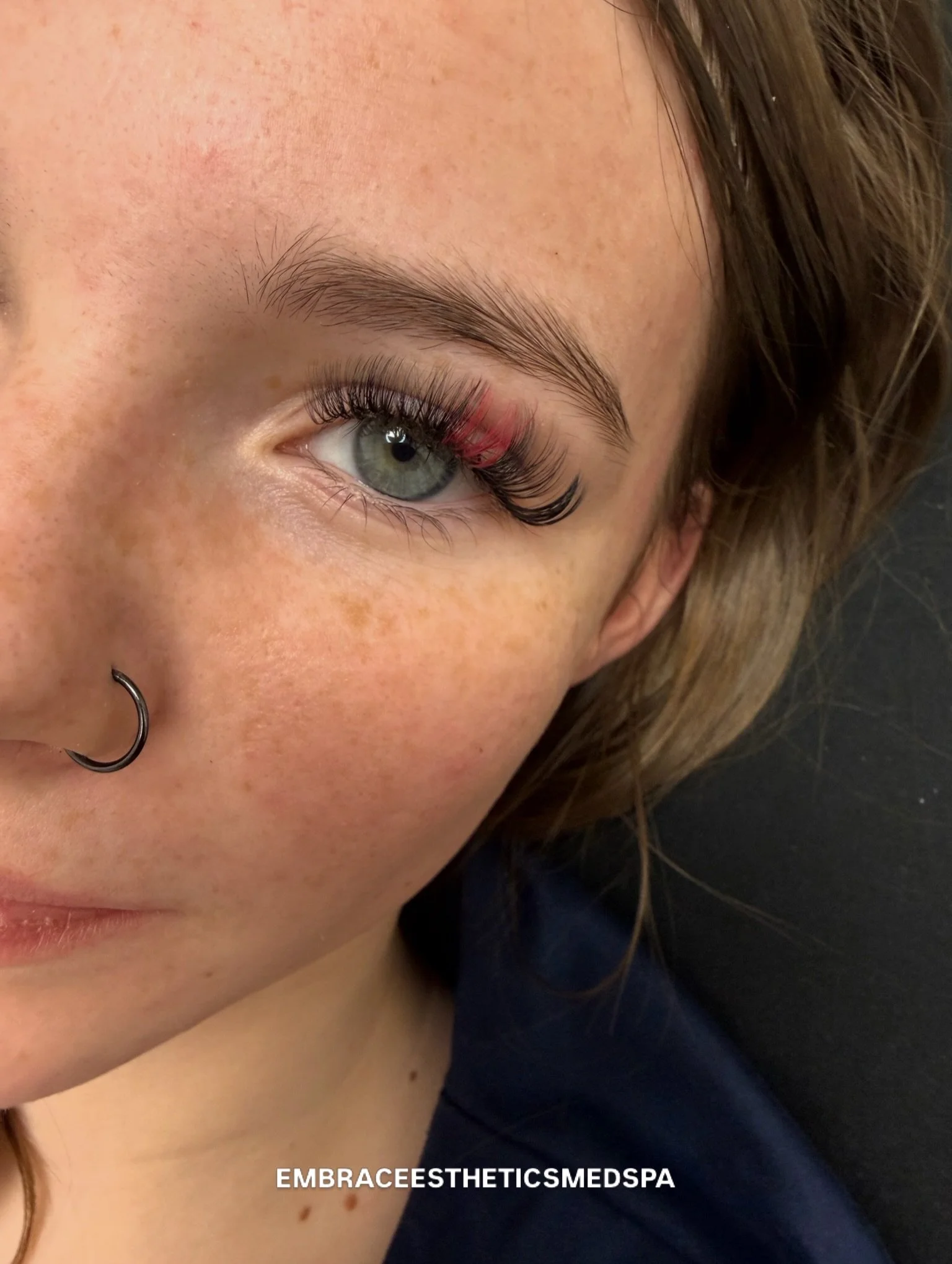 A little pop of color never hurt anybody ❤️&zwj;🔥

Kennedy (@beauty_by_kenn ) understood the assignment with this set. The soft black lashes paired with that red accent? OBSESSED. Perfect for anyone wanting something fun and different while still ke