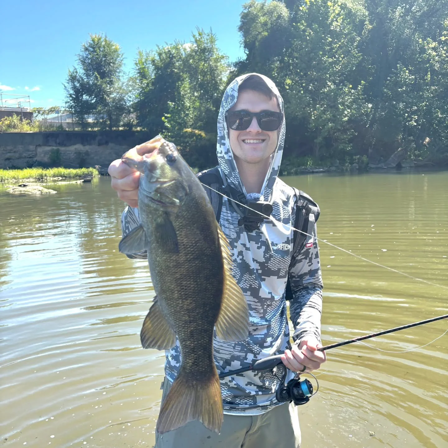 Wading creeks for smalljaws with the EFH Basilisk! If you like finesse fishing, give this bait a chance, it slays!