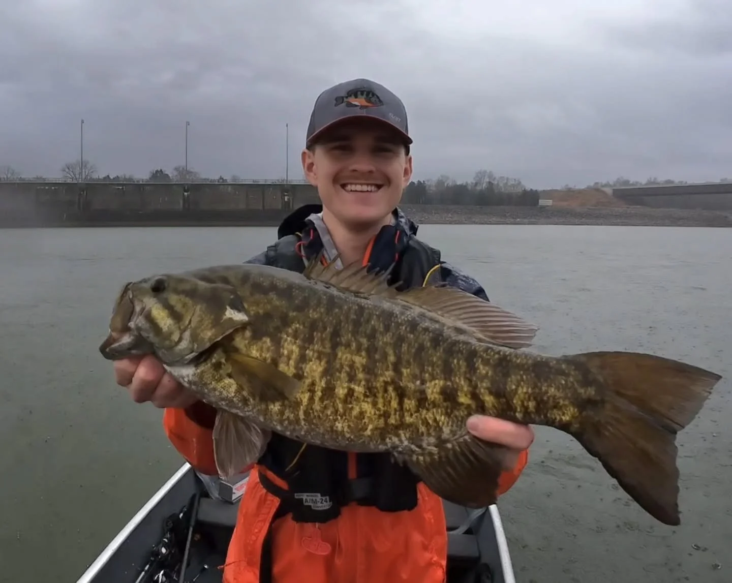 I battled the rain and was rewarded with a new PB smallmouth in today's video! 20.5" long, 3.92 lbs. Still looking for a 4 lber! Also got some striper and a white bass. Check it out!