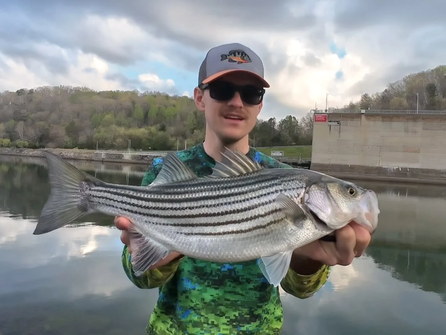 This is gonna sound dumb, but these 2 small striper mean more to me than maybe any other fish I've caught this year. 

I've lived in TN for almost 3 years. Since it's the closest "striper spot" to my house, I have fished the Melton Hill dam