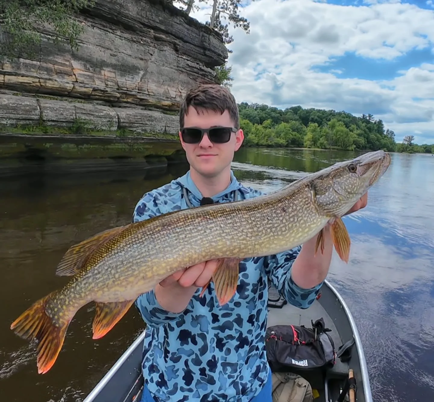Slowly but surely getting the PB pike up. Currently at 31". Shouldn't be the case for long. 

#pikefishing #northernpike #Pike #EsoxFishing #RiverFishing