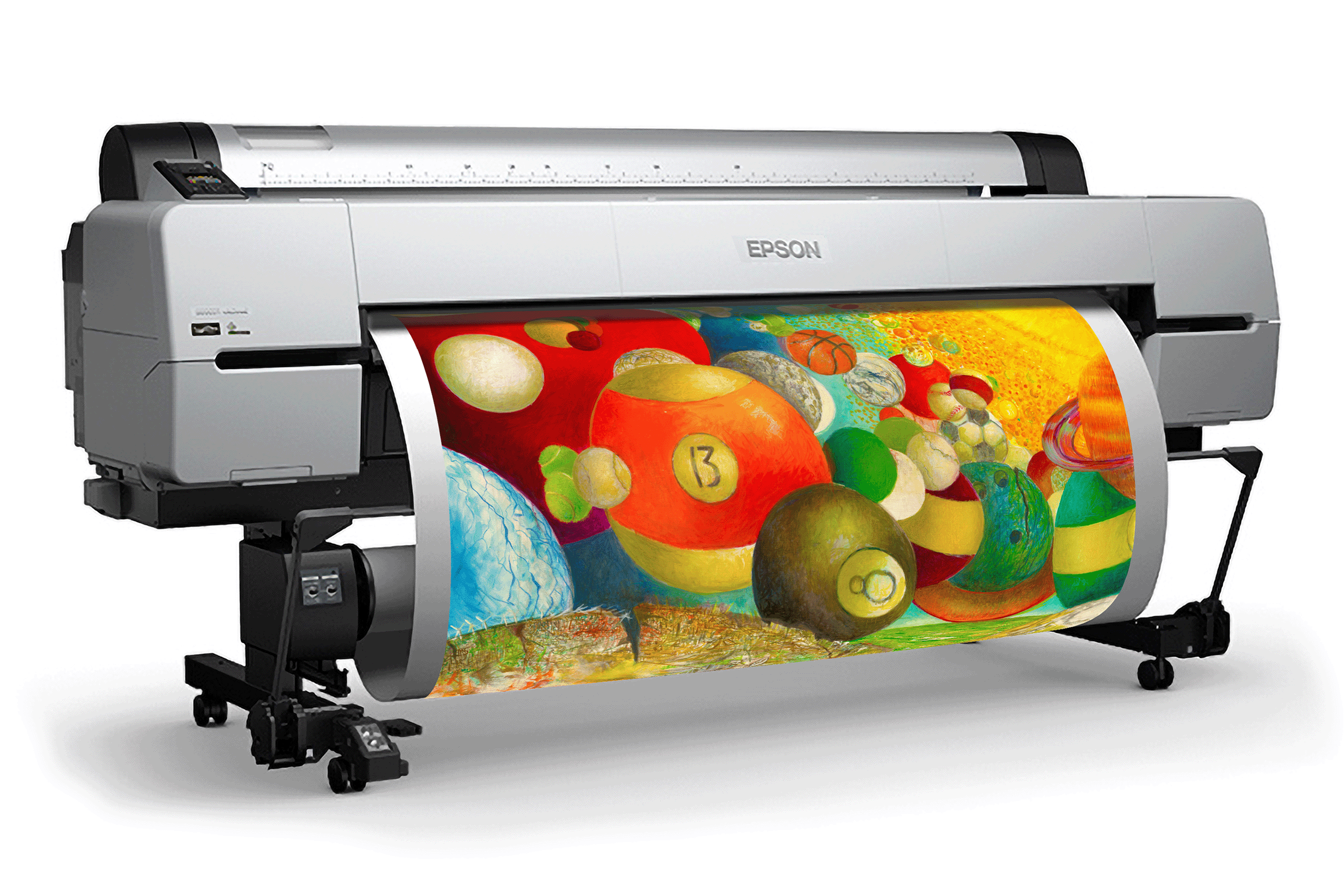 Large-format Epson printer used for fine art and photography printing
