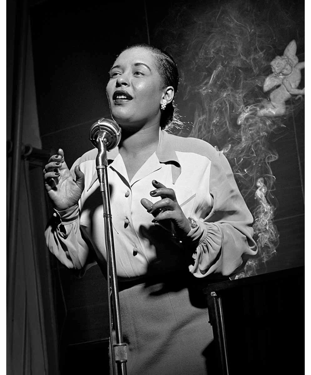  Billie Holiday, 1949 (Herman Leonard) 