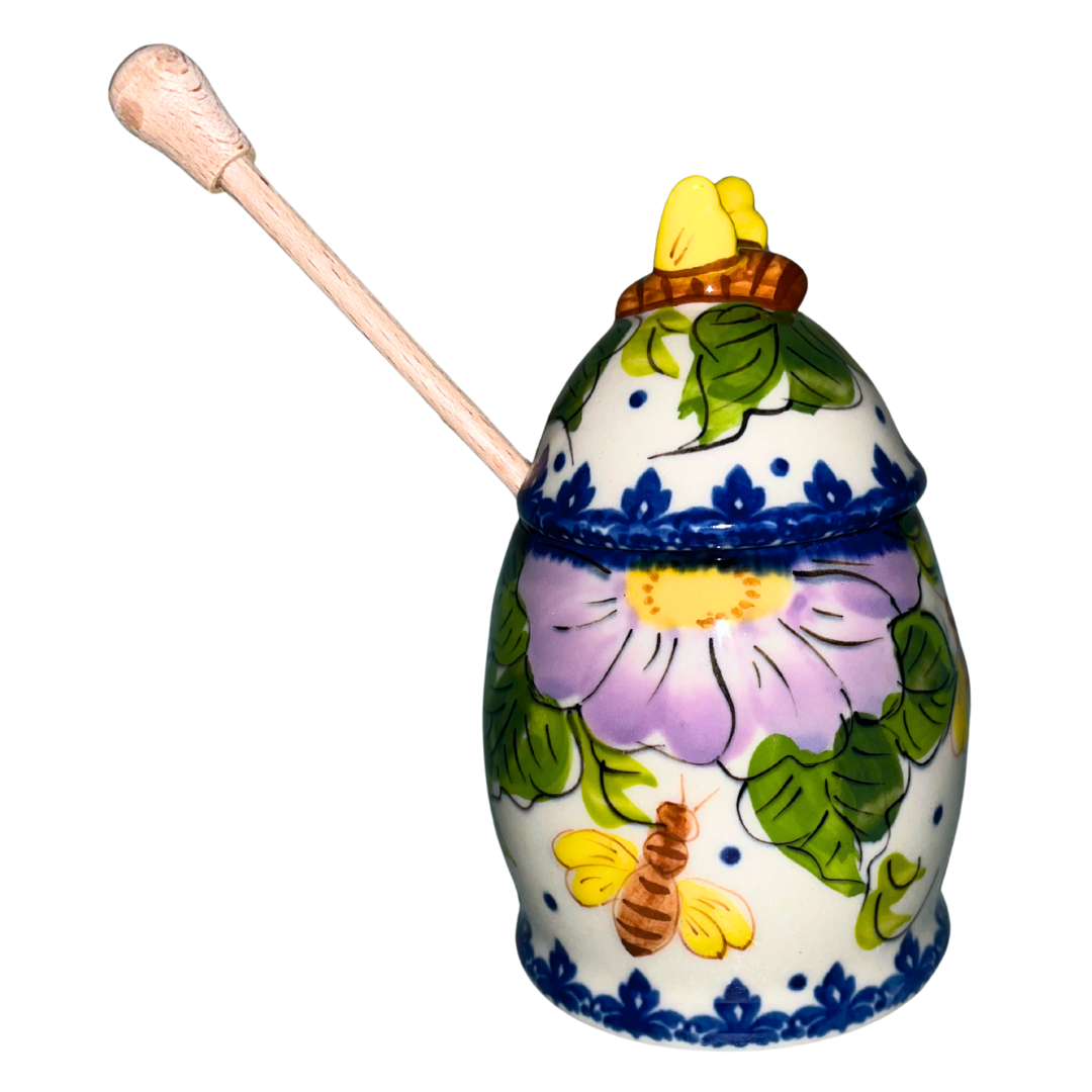Kalich Polish Pottery HONEY POT pattern 1057 Monarch