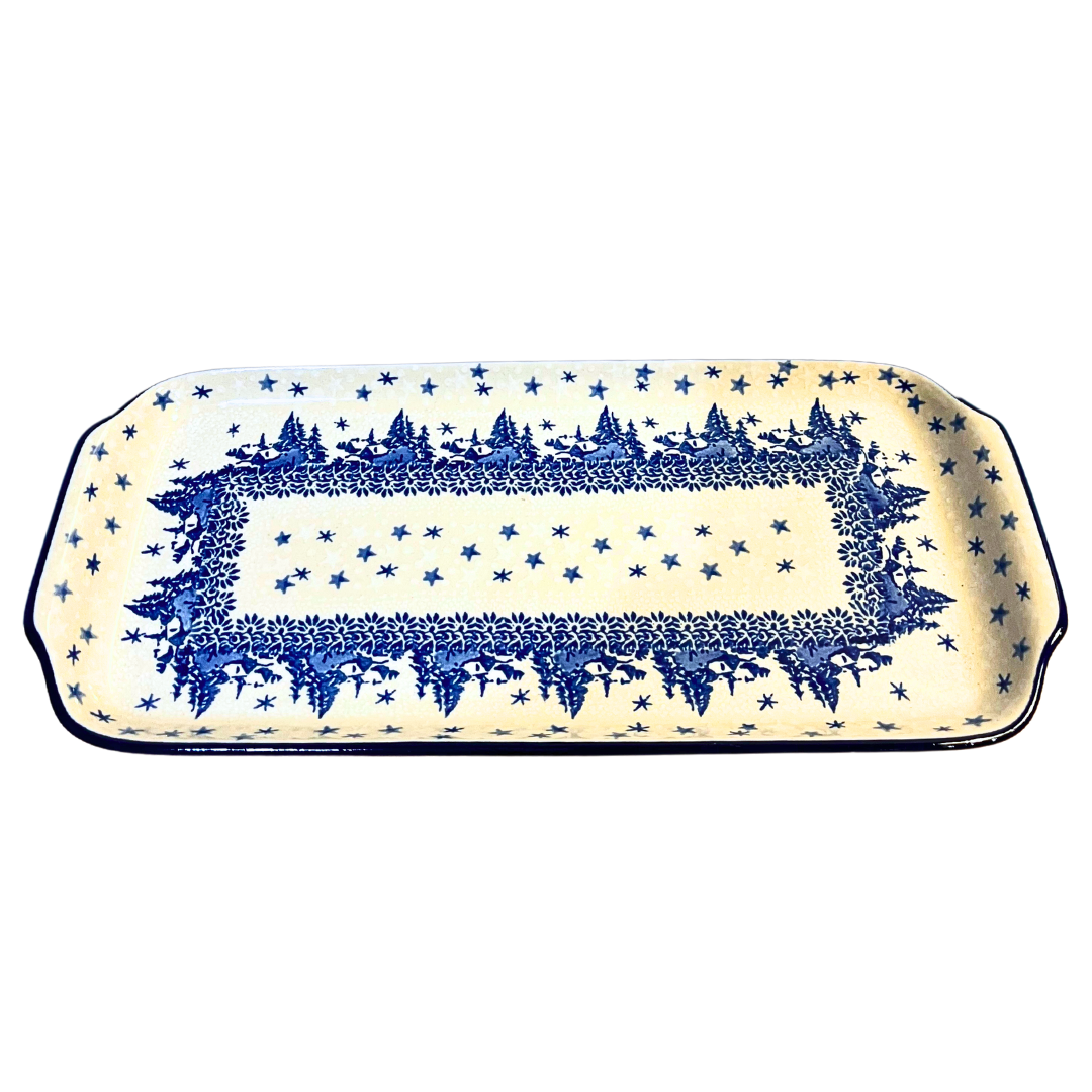 CA 2329X RECTANGULAR TRAY 5.7" X 12.6" STARRY NIGHTS