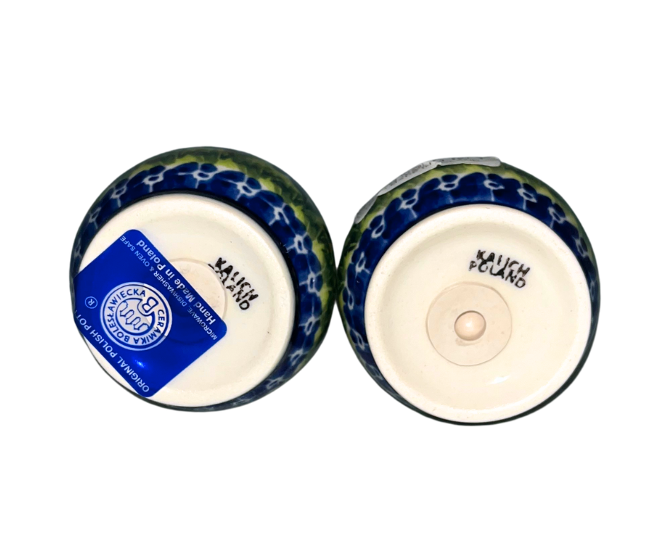 Ceramika Kalich Pattern 847 Meadow Breeze Polish pottery with hand-painted wildflowers and grasses. Authentic Bolesławiec stoneware, durable, dishwasher, microwave, and oven safe.