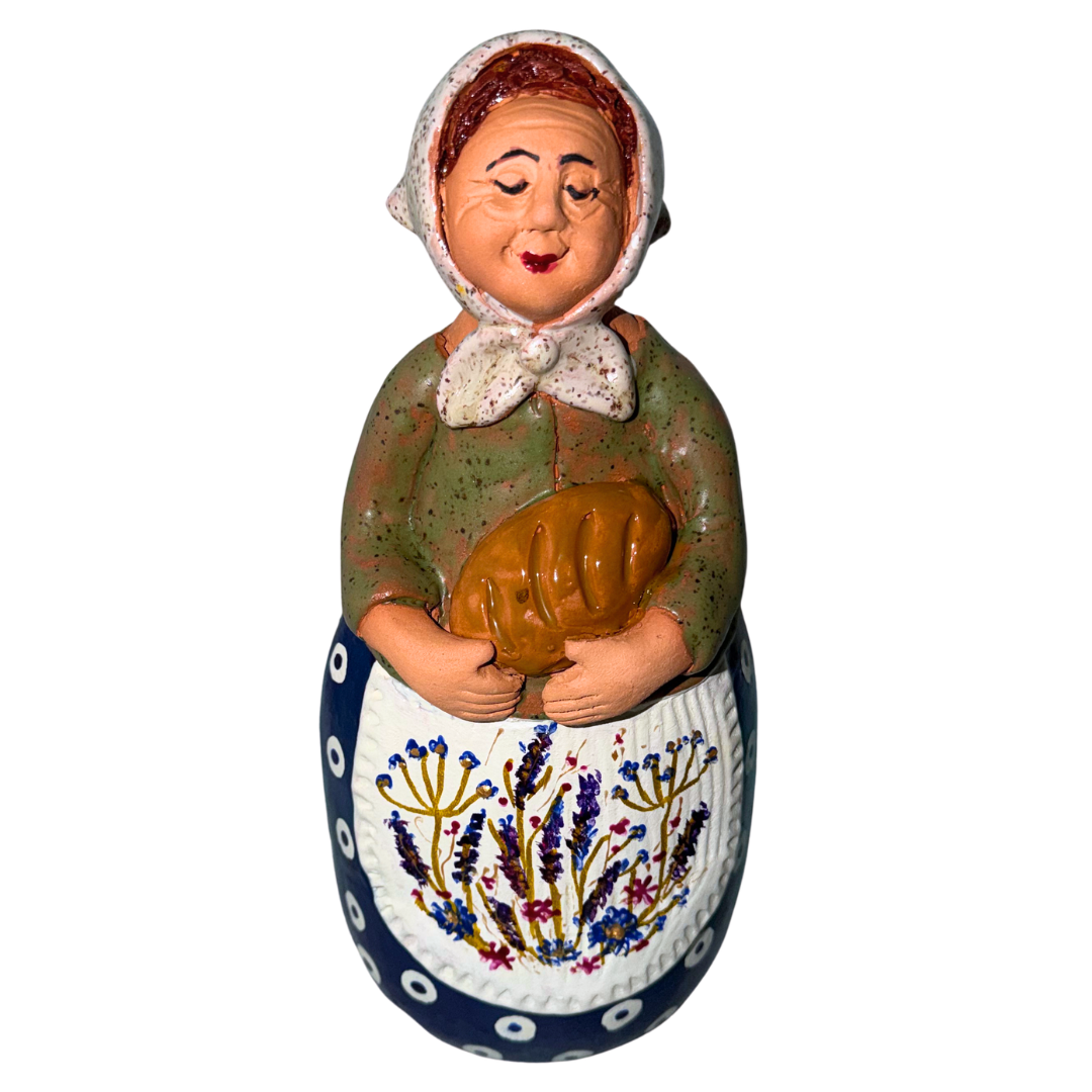 Each grandmother (“Babcia”) is carefully sculpted and painted by hand, making every piece a one-of-a-kind work of folk art.