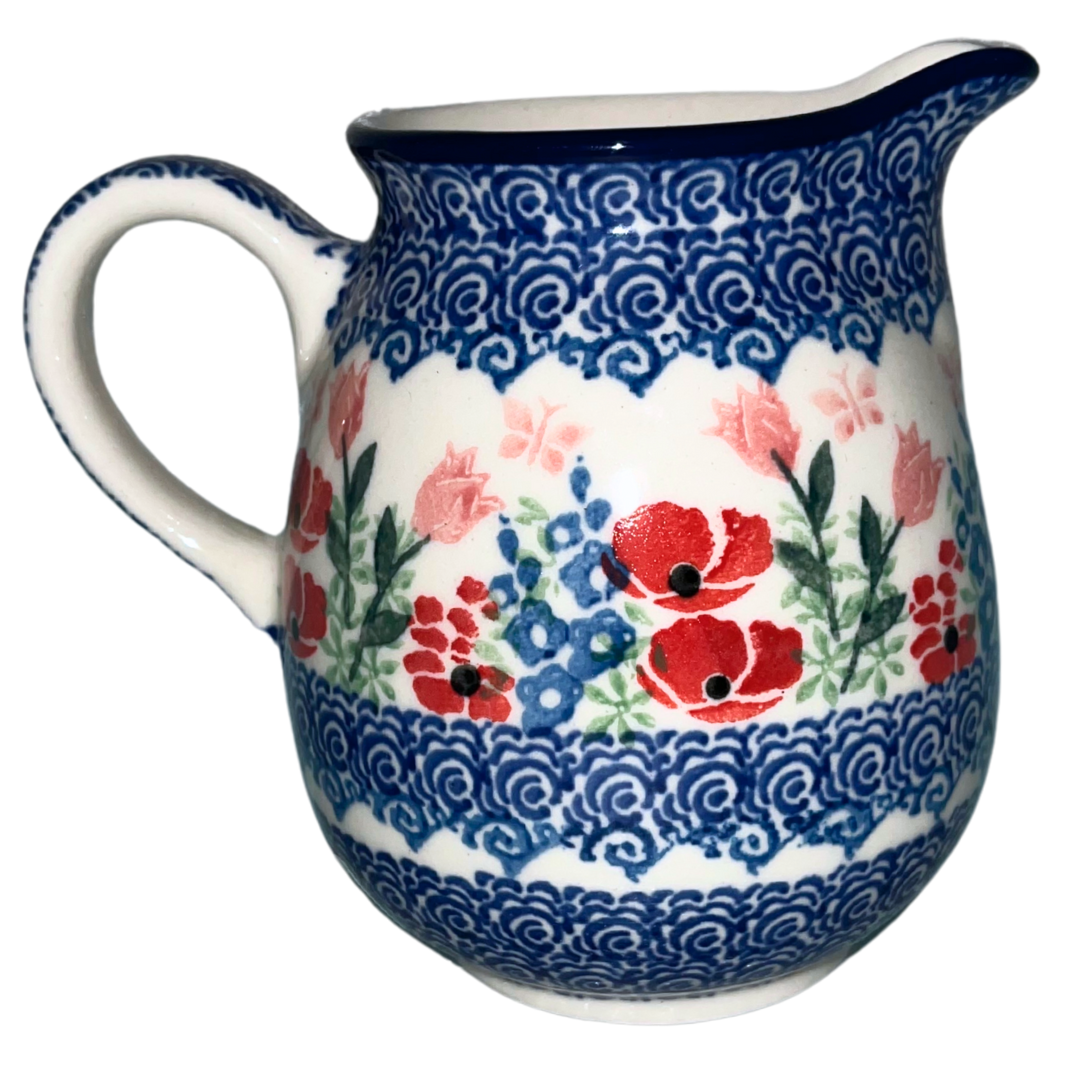Ceramika Artystyczna 11 oz Cream Pitcher in 3220x Whimsical Garden