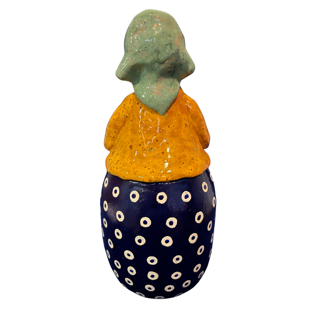 Each grandmother (“Babcia”) is carefully sculpted and painted by hand, making every piece a one-of-a-kind work of folk art.