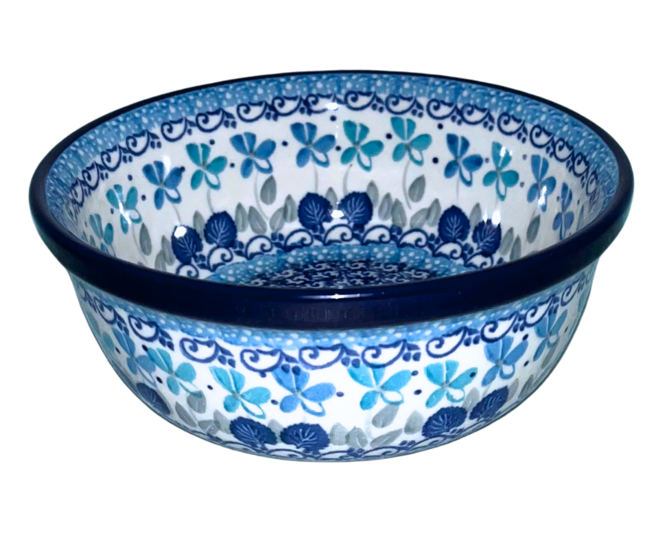 Ceramika Artystyczna soup salad cereal bowl in 2751x Blue Orchid.