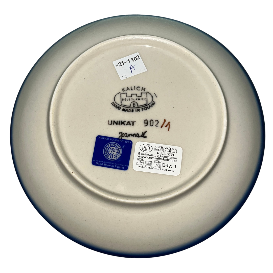 kalich polish pottery 7.5 inch salad dessert plate 902 loving lavender. Oven dishwasher and microwave safe.