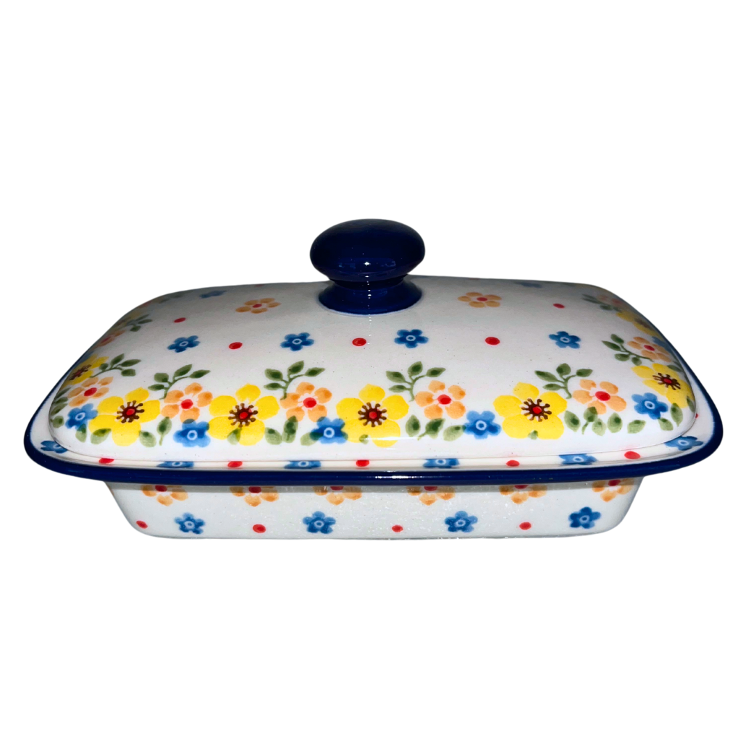 Ceramika Artystyczna Polish Pottery 2225X Butter Dish Buttercup